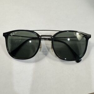 Ray Ban Polarized RB4286 601/9A. Made In Italy. Black With Black Lens